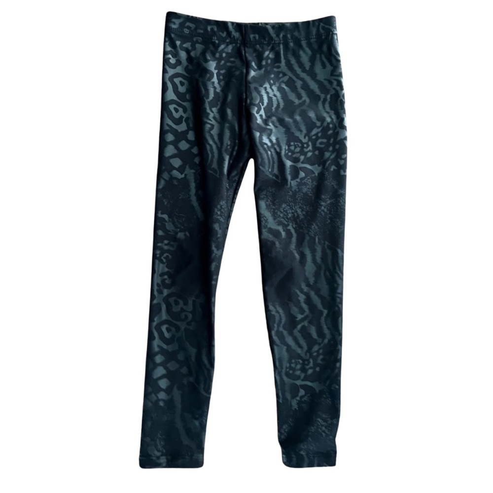 Dori snakeskin leggings - black size 5/6 - excellent condition